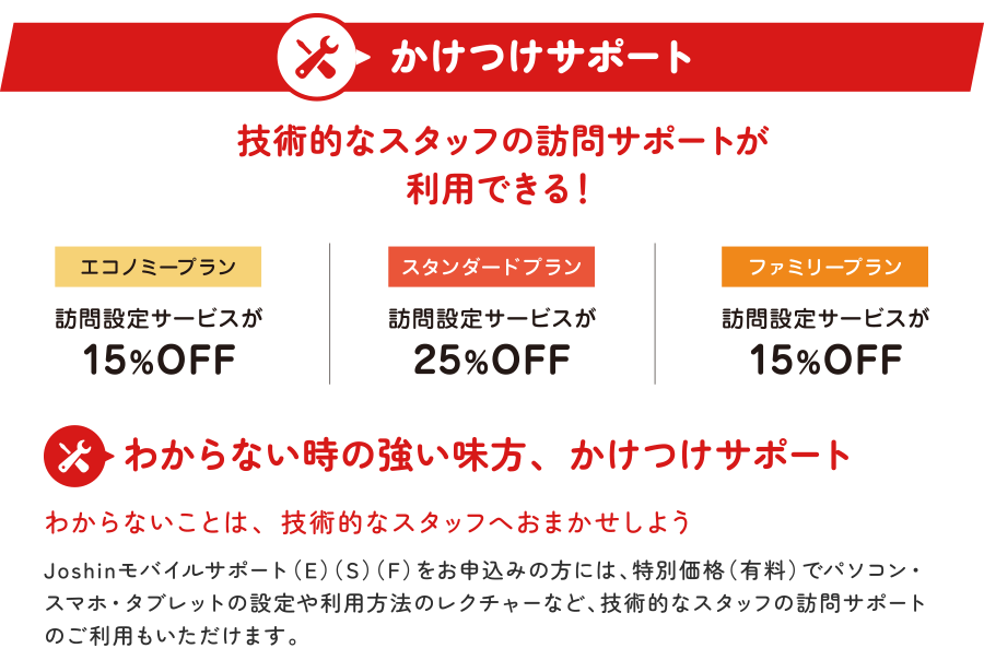かけつけサポート