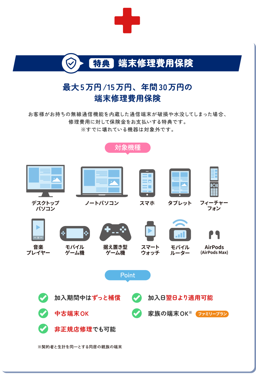 端末修理費用保険