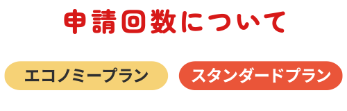 申請回数について