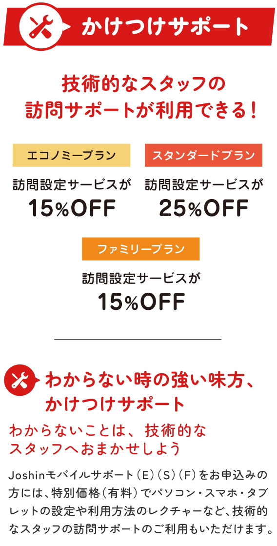 かけつけサポート