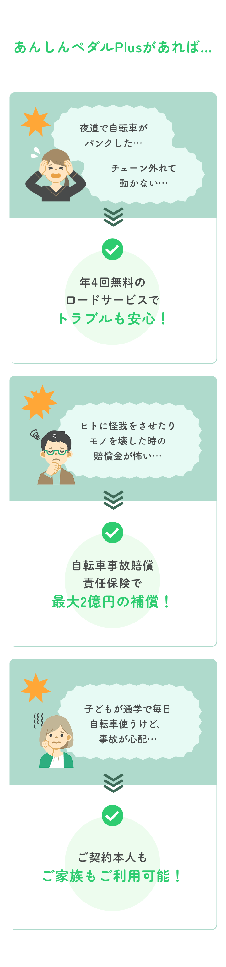 あんしんペダルPlusがあれば